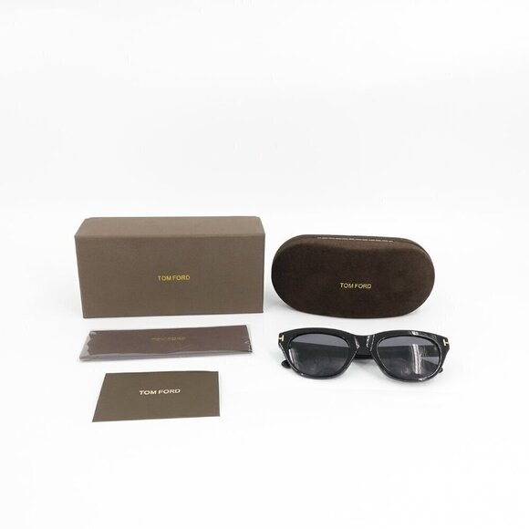 Tom Ford TF237 Snowdon Square Frame Sunglasses Gray and Black OS - Picture 3 of 16